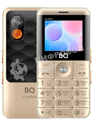 Мобильный телефон BQ 2006 Comfort золотой/черный