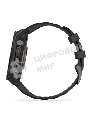 Смарт-часы Garmin Fenix 8 AMOLED Sapphire угольно-черный DLC, черный 47мм