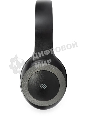Беспроводные/проводные наушники Digma BT-15 черный/серый, накладные, Bluetooth + проводной, складная конструкция, до 10 ч