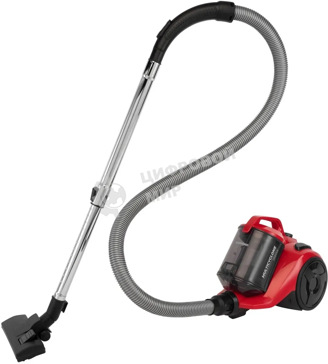 Пылесос Starwind SCV2550 красный, 400/2500 Вт, уборка сухая, пылесборник контейнер, 3 л