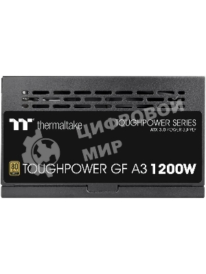 Блок питания Thermaltake Toughpower GF A3/1200W/Fully Modular/Non Light/Full Range/Analog/80 Plus Gold/EU/JP Main CAP PS-TPD-1200FNFAGE-H All Flat Cables/Gen 5