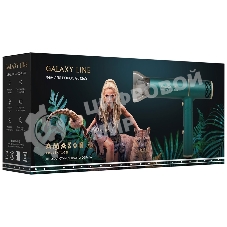 Фен для волос Galaxy Line GL 4360, амазонка, 1600Вт, зеленый