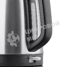 Чайник электрический BBK EK1765S черный/нержавеющая сталь, 1.7 л, 1850-2200 Вт