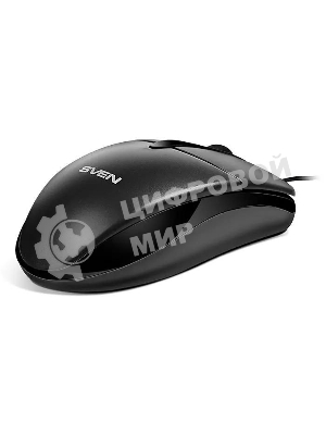 Мышь проводная SVEN RX-112 черный, 800 dpi, USB, кнопки - 3