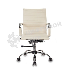 Кресло Бюрократ CH-883-LOW/IVORY слоновая кость, экокожа