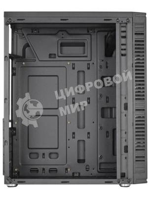 Компьютерный корпус ATX Filum S17 черный, без БП, RGB strip, USB 3.0