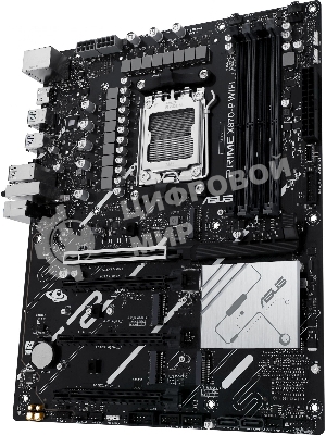 Материнская плата ASUS PRIME X870-P WIFI, AM5, AMD X870, 4xDDR5, 2xSATA, 4xM.2, 1xPCI-E 5.0 x16, 2xPCI-E 4.0 x1, 1xHDMI, 2xUSB-C, 1x 2.5Gb LAN, 4xUSB-A 3.2 Gen 1, 1xUSB-A 3.2 Gen 2, 4xUSB-A 2.0, 3x3.5 мм, 7.1, 1xWi-Fi 7, ATX