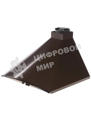 Вытяжка каминная Gefest ВВ 2 К17 коричневый/золотистый, 50 см, 180 куб. м/ч, 64 дБ