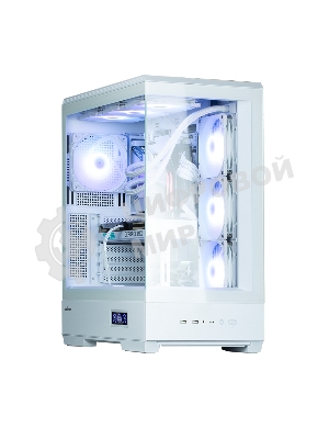 Компьютерный корпус ZALMAN P50 DS, ATX, WHITE, WINDOW, 2x3.5