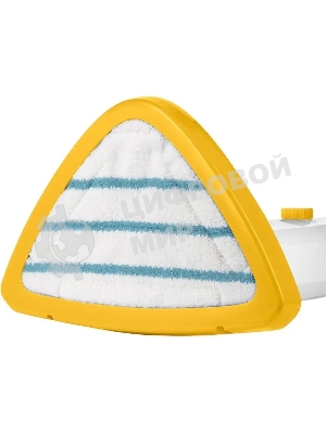 Швабра паровая Kitfort КТ-1048-1 белый/желтый