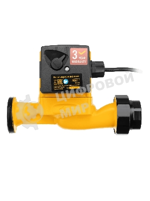 Циркуляционный насос Denzel CP32-6, напор 6 м, 70 л/мин, 1 м кабель, монт. длина 180 мм