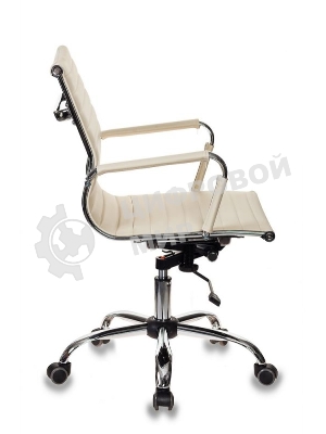 Кресло Бюрократ CH-883-LOW/IVORY слоновая кость, экокожа