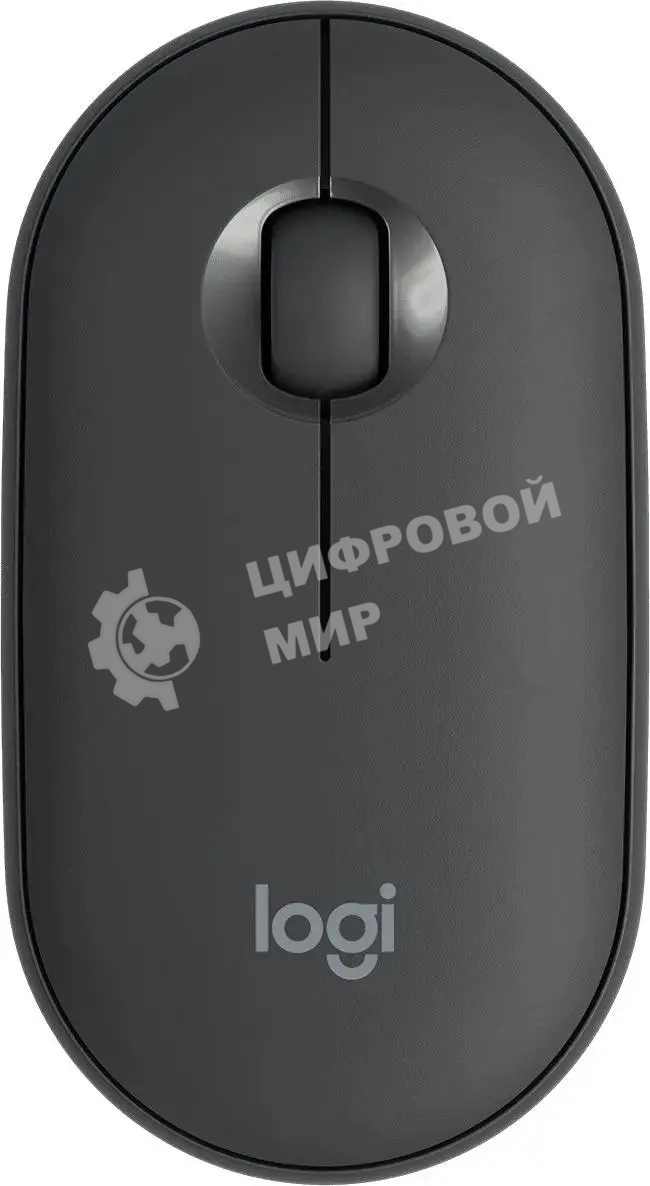 Мышь беспроводная Logitech Pebble M350 графитовый, 1000 dpi, радиоканал, Bluetooth, USB, кнопки - 3