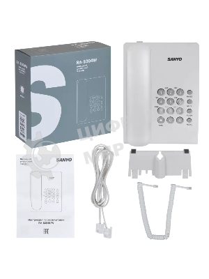 Телефон проводной SANYO RA-S204W белый