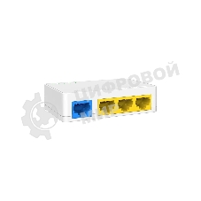 Коммутатор неуправляемый Tenda S204PD, PoE 4x100 Мбит/с, настольный, пластиковый корпус