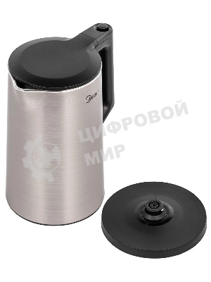 Чайник электрический Midea MK-8064 Объем: 1,7 л Двойной корпус из нержавеющей стали Цельная колба Не нагревающиеся стенки Низкий уровень шума Мощность: 2200 Вт Скрытый нагревательный элемент Автоматический и ручной выключатель Место для хранения шнура Вращающийся на 360°корпус Многоразовый фильтр от накипи Безопасное и плавное открытие крышки Защита от перегрева Автоотключение при отсутствии воды Электропитание – 220-240В, 50Гц Цвет – брашированная сталь,