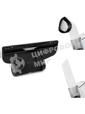 Пылесос вертикальный КТ-586-1 белый, питание от сети, 400 Вт, уборка сухая, пылесборник 1,2 л