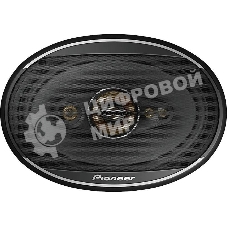 Колонки автомобильные Pioneer TS-A6988S 700Вт 92дБ 4Ом 16x24см (6x9дюйм) (ком.:2кол.) коаксиальные пятиполосные
