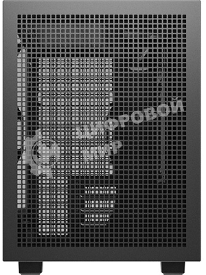 Корпус DeepCool CH260 Wood, Micro-Tower, чёрный