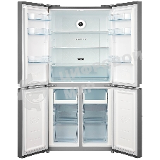 Холодильник Бирюса CD 466 I нержавеющая сталь трехкамерный инвертер 297/153 л морозилка снизу, No Frost, Side-by-Side