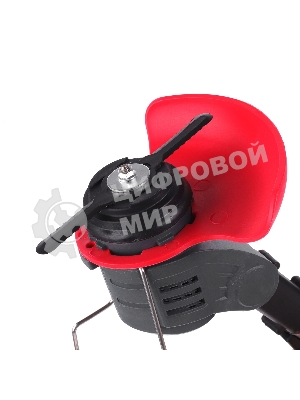 Триммер аккумуляторный Победа ТА 202, 20/21В, с 2 акб 1,5Ач и зу, макс 145мм, пластик. ножи (10шт) + мет. диск 40Т, телескоп