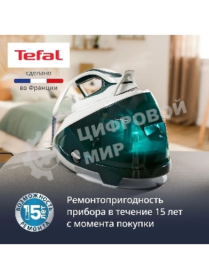 Парогенератор Tefal Pro Express Eco GV9E21E0, зеленый/белый