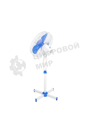 Вентилятор напольный Maxvi FS1645 white-blue