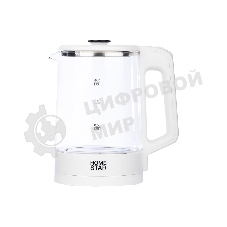 Чайник Homestar HS-1008 (1.8 л), стекло, белый