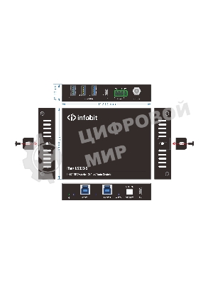 Коммутатор Infobit iTrans USB32-S USB 3.2 10 Гбит/с с автопереключением