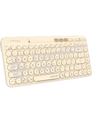 Клавиатура беспроводная A4Tech Fstyler FBK36C AS, USB, Bluetooth/Радиоканал, бежевый