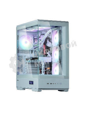 Компьютерный корпус ZALMAN P50 DS, ATX, WHITE, WINDOW, 2x3.5