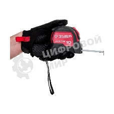 Рулетка с автостопом ЗУБР Автостоп 10м х 25мм