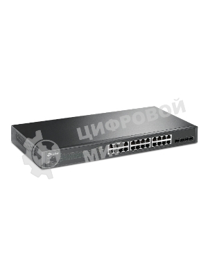 Коммутатор TP-Link TL-SG2428P JetStream гигабитный Smart коммутатор на 24 порта PoE+ и 4 SFP-слота SMB