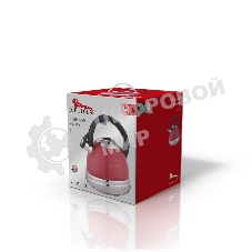 Чайник со свистком Zeidan Z-4279-02 3 л, красный