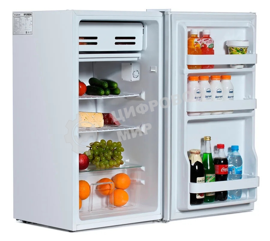 Холодильник Hyundai CO10031H белый однокамерный 83л