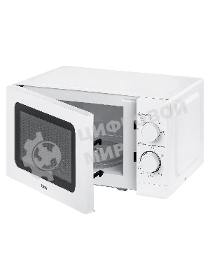 Микроволновая печь BBK 20MWS-786M/W белый, 20 л, 700 Вт, переключатели - поворотный механизм