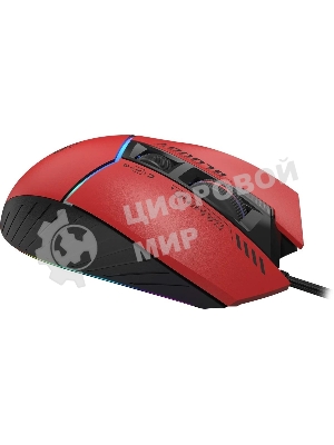 Мышь проводная A4Tech Bloody W95 Max Sports красный/черный оптическая (12000dpi) USB (10but)