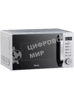 Микроволновая печь Haier HMB-DG208SA серебристый, 20 л, 800 Вт, переключатели - кнопки, поворотный механизм
