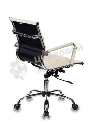 Кресло Бюрократ CH-883-LOW/IVORY слоновая кость, экокожа