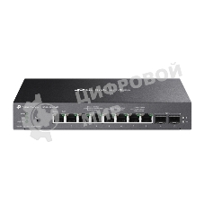Коммутатор TP-Link SG2210XMP-M2, Smart линейки Omada с 8 портами PoE+ 2,5 Гбит/с и 2 портами SFP+