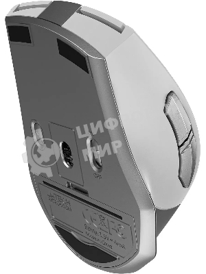 Мышь беспроводная A4Tech Fstyler FB35S белый/серый, 2000 dpi, радиоканал, Bluetooth, USB, кнопки - 5