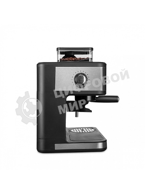 Кофейная станция BQ CM1003 сталь/черный, исп. кофе - зерновой/молотый, 1.5 л, 1150 Вт. 15 бар