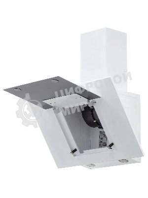 Вытяжка наклонная KRONA Vierkant 600 белый PB белый, 60 см, 890 куб. м/ч, 68 дБ