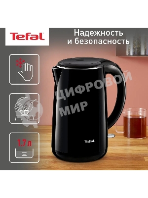 Чайник электрический Tefal KO260830 1.7 л, 1800 Вт, черный (корпус: пластик)