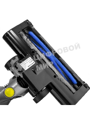 Пылесос вертикальный BRAYER BR4262 черный/желтый, питание от аккумулятора, 180 Вт, уборка сухая, пылесборник 1 л