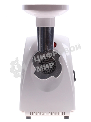 Мясорубка электрическая Аксион М31.01 белый, 1500 Вт, 1.7 кг/мин, реверс, защита от перегрузки, насадки - 4