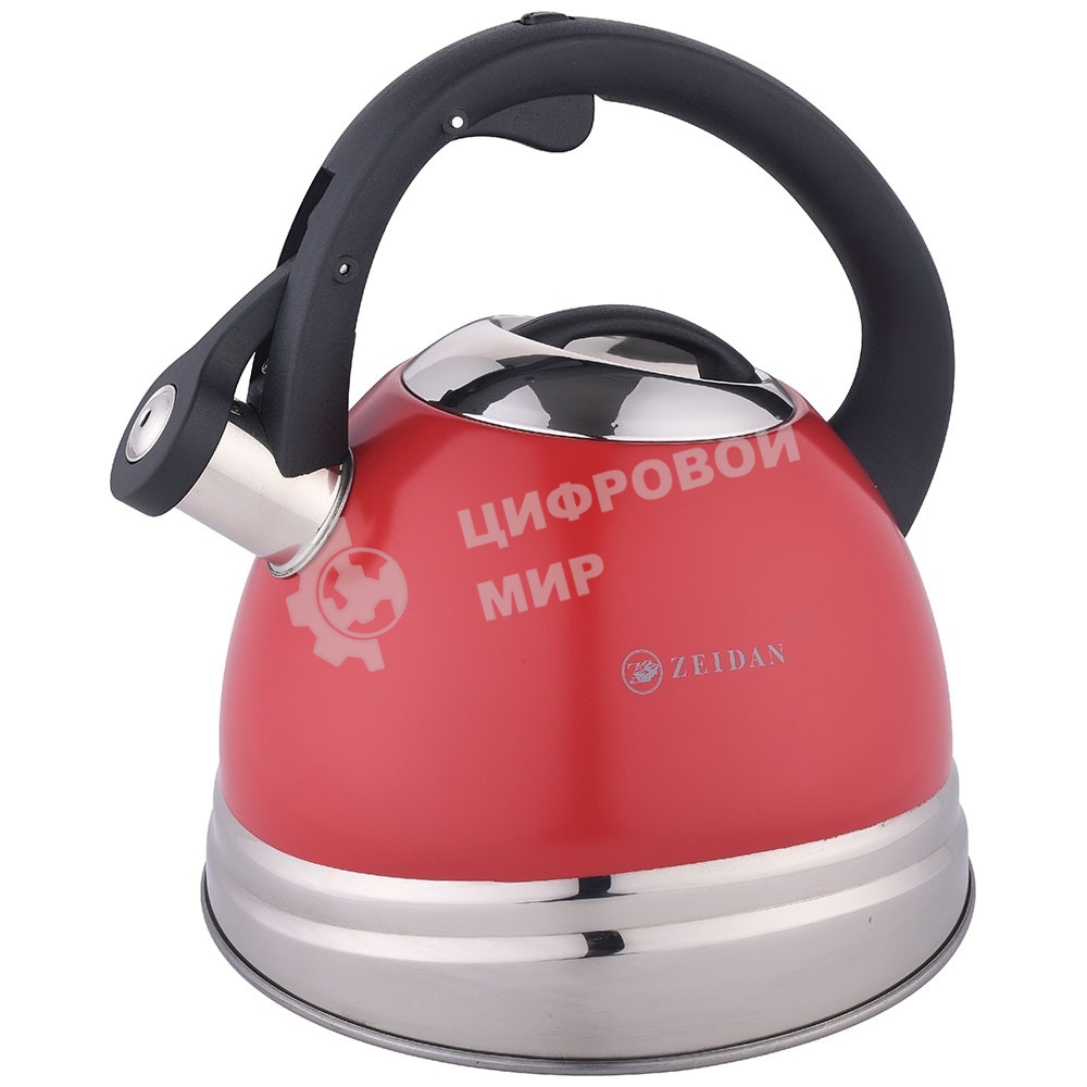 Чайник со свистком Zeidan Z-4279-02 3 л, красный