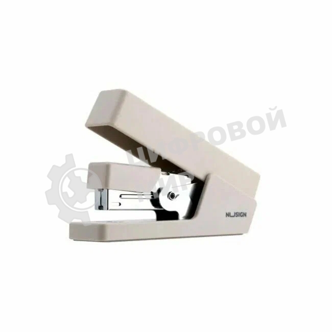 Степлер Deli ENS081GREY Nusign 24/6 26/6 (25 листов) серый 100 скоб, коробка