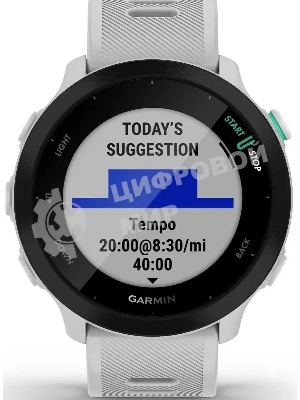 Умные часы Garmin Forerunner 55 белый 42мм