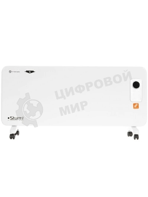 Конвектор электрический Sturm! CH2000D, белый, 2000 Вт, 25 м2, дисплей, электронный термостат